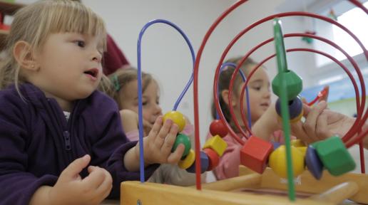 In Sunčani Most Kindergarten the youngest spend their days by playing and learning together